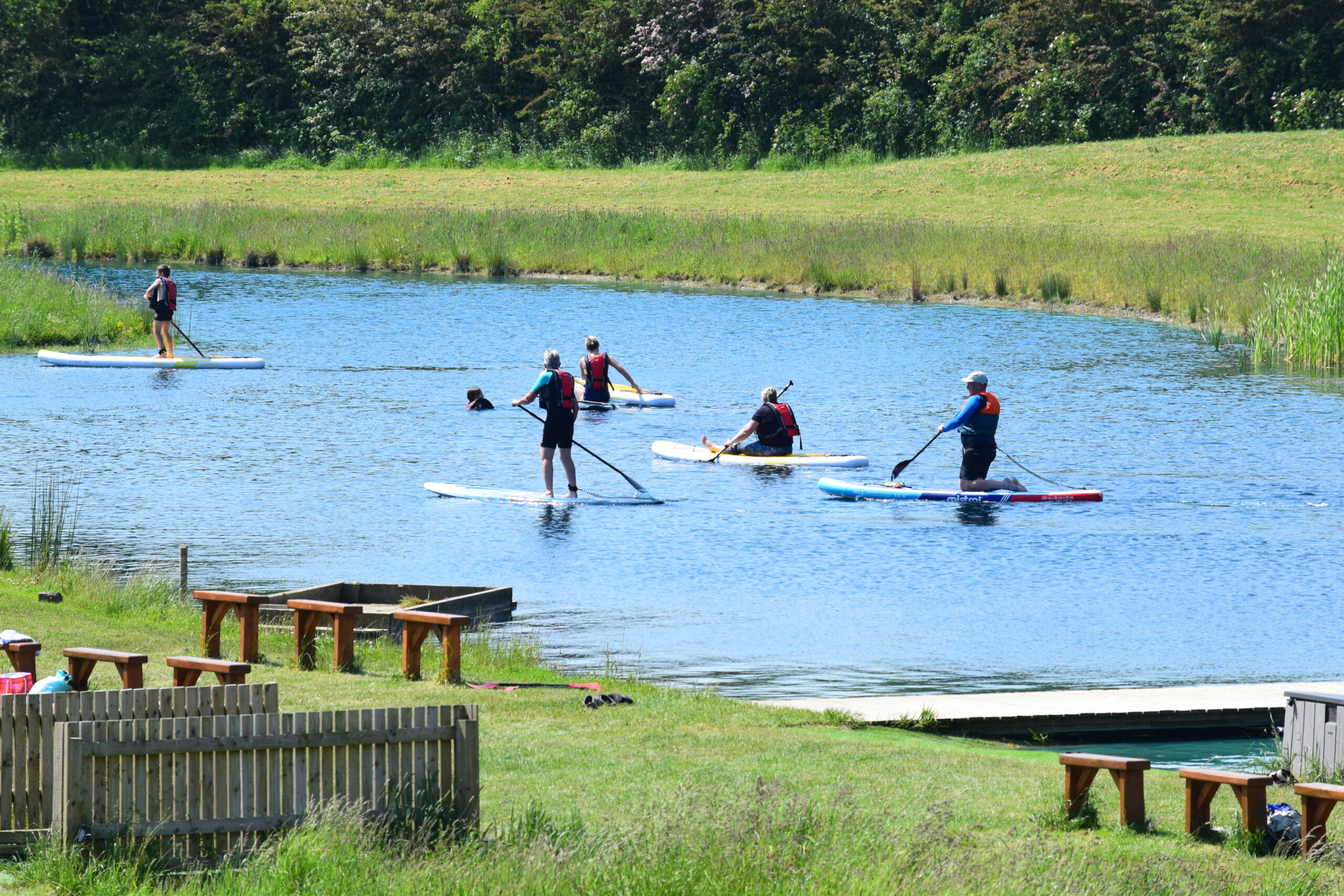 Learn to SUP at Crystal Lake View in Lincolnshire