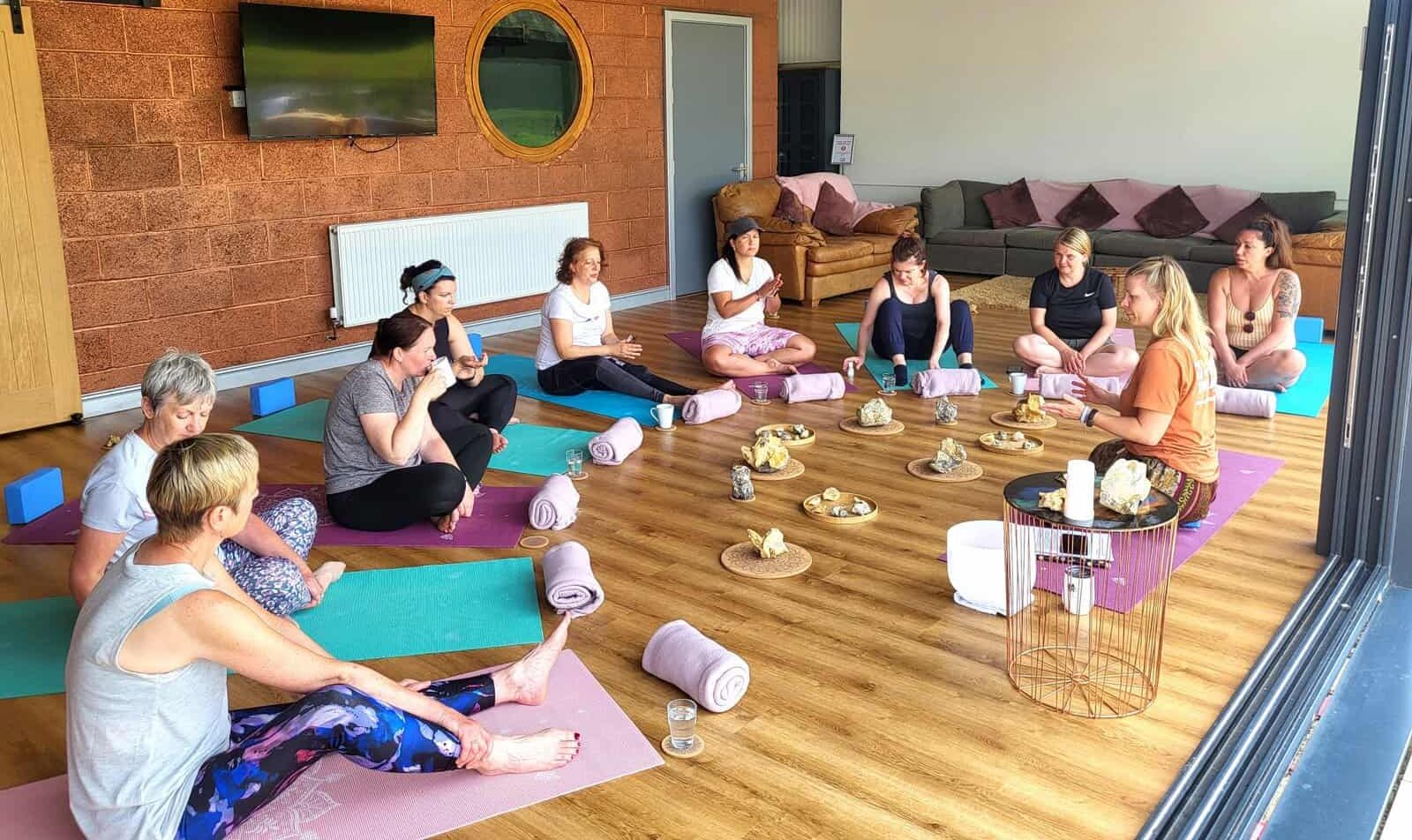 guided meditation with crystal healing at ocean walker academy lincolnshire